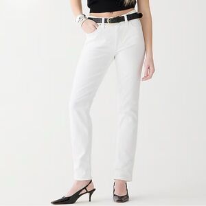 J. Crew 9” Mid Rise White Wash Stretch Denim Jeans Sz. 30